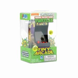 Tiny Arcade Keychain Teenage Mutant Ninja Turtles TMNT Turtle Fighter Game 3.5”